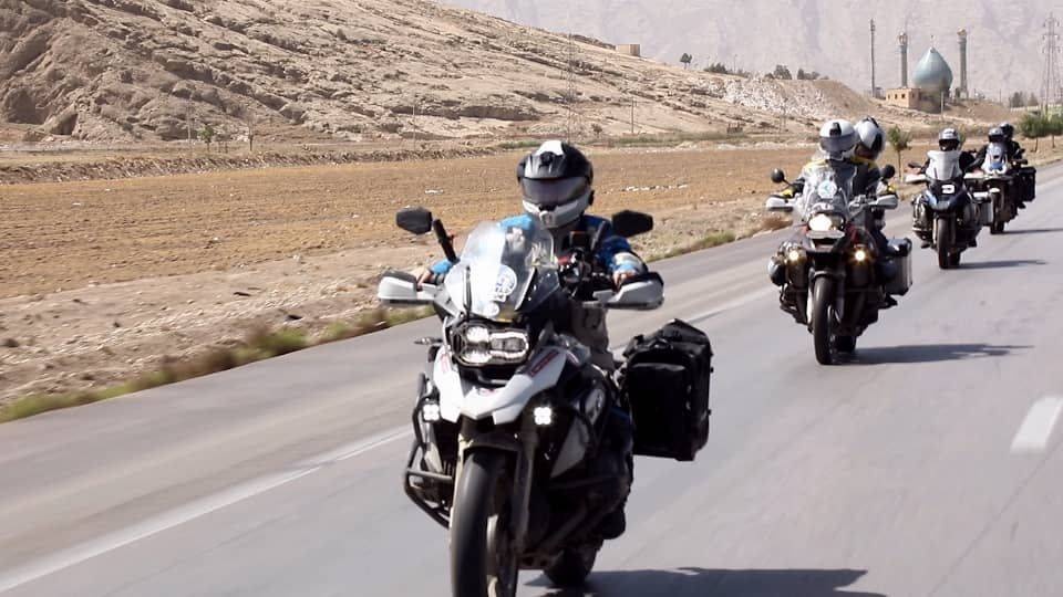 موتورسواران رالی "دریای خزر-دریای دوستی"