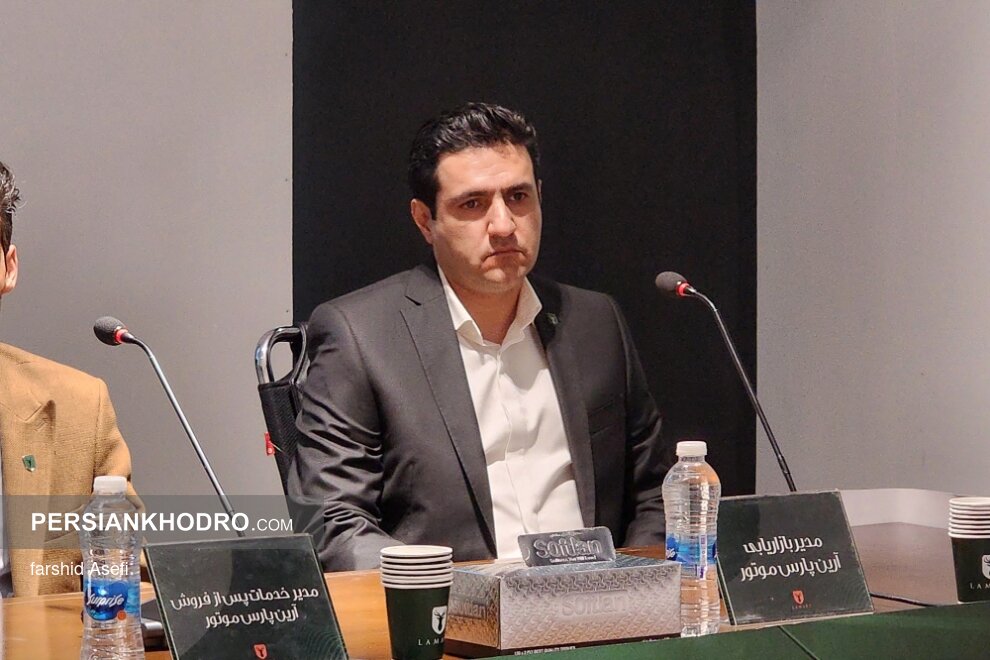 امیر صرافی مدیر بازاریابی آرین پارس موتور