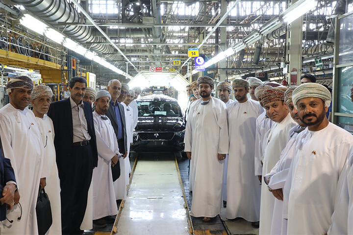 بازدید وزیر صنعت عمان از ایران خودرو