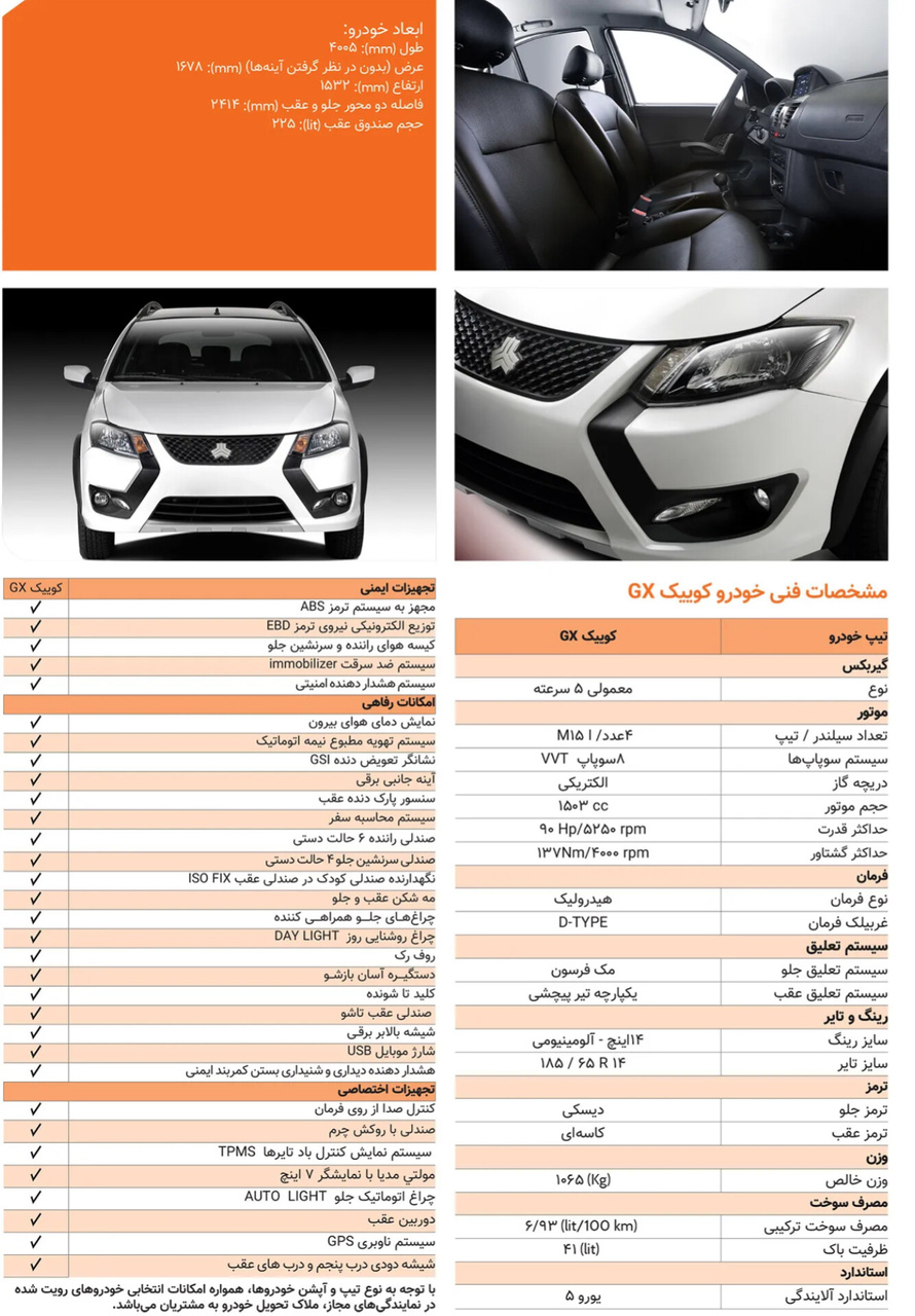 142528 - معرفی ماشین کوییک gxr؛بررسی خودرو کوییک جی ایکس ار؛ مشخصات ماشین کوییک gxr