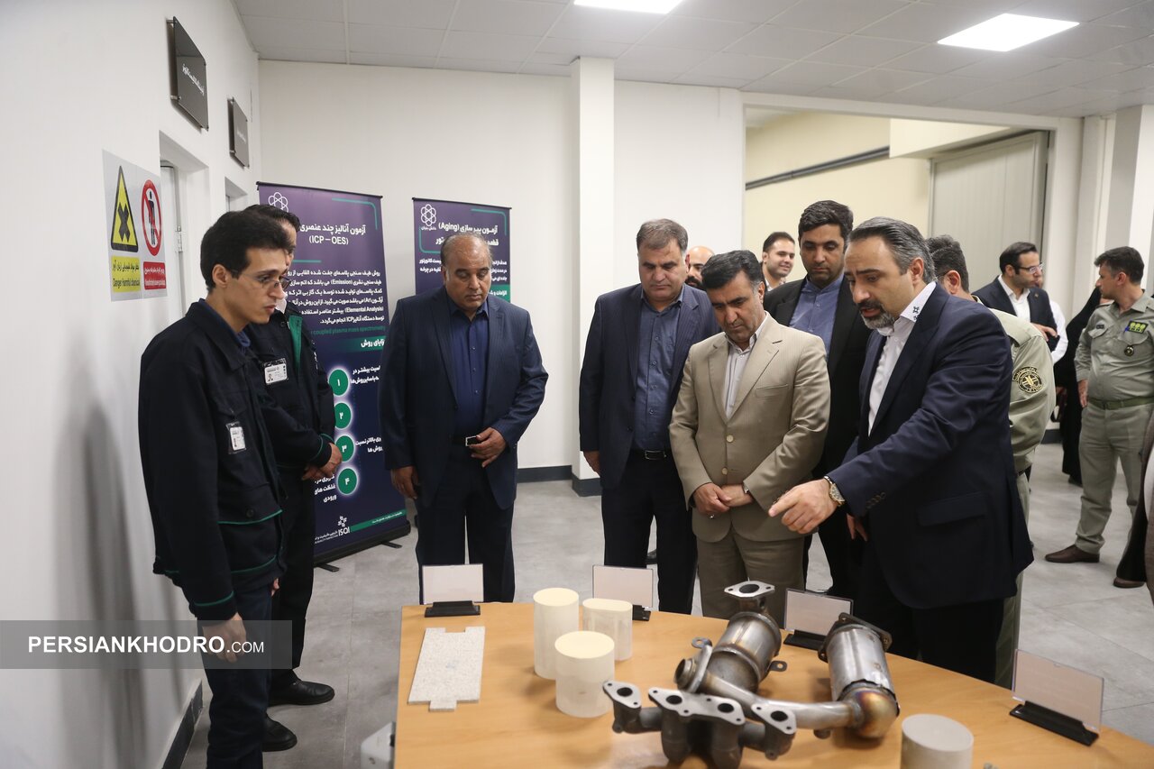 بازدید رئیس سازمان حفاظت محیط زیست از مرکز آزمون isqi