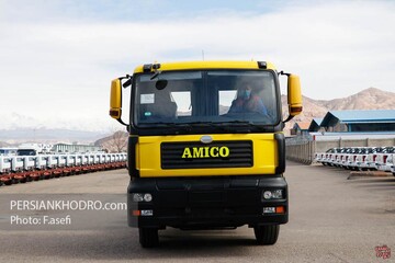 تولید خودرو در آمیکو ۳ برابر شد / خط تولید کامیون آمیکو احیاء شده است