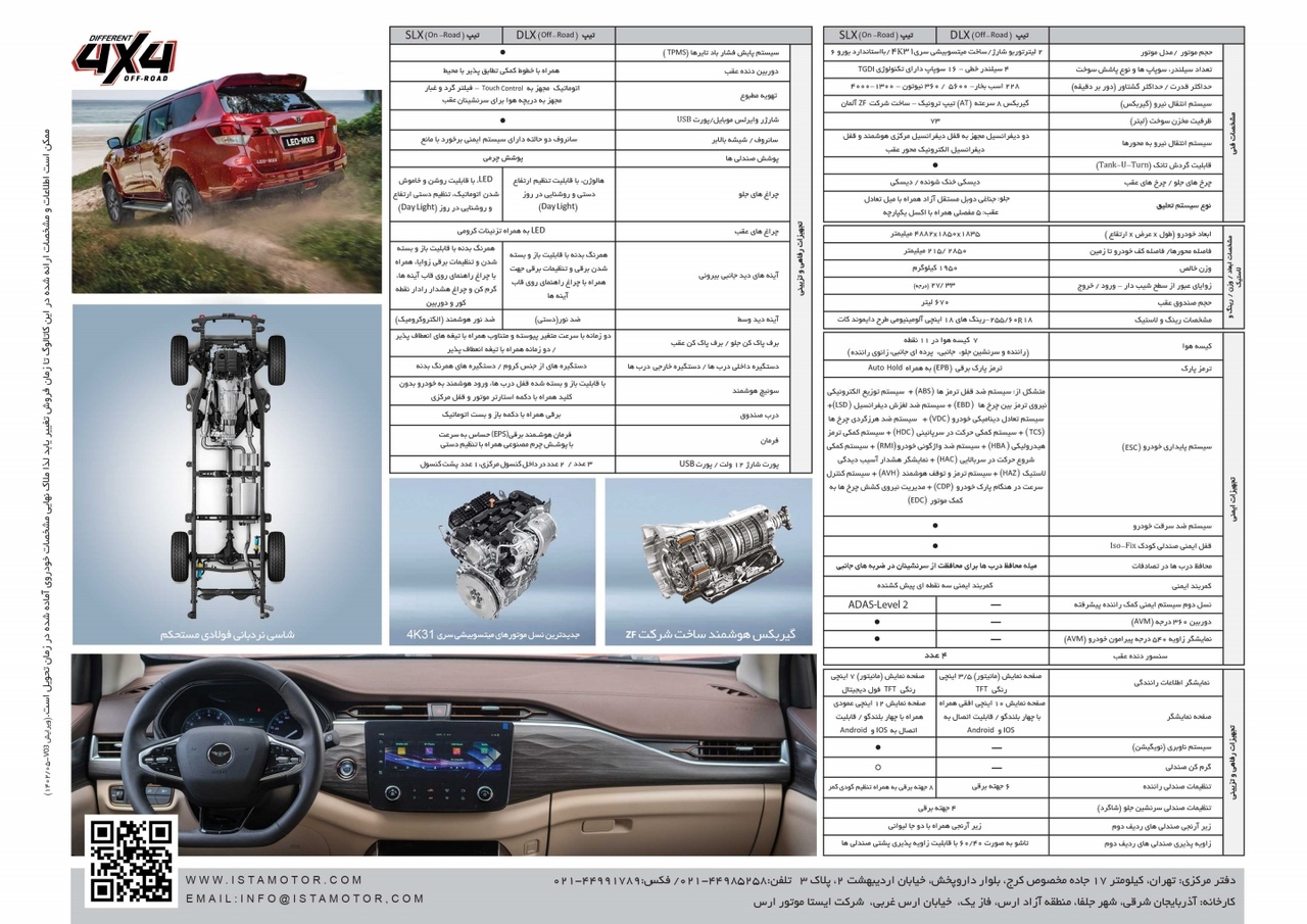 مشخصات فنی لئو MX8