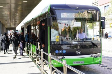 عملکرد قابل قبول اتوبوس ۱۸ متری اسنا در مشهد مقدس