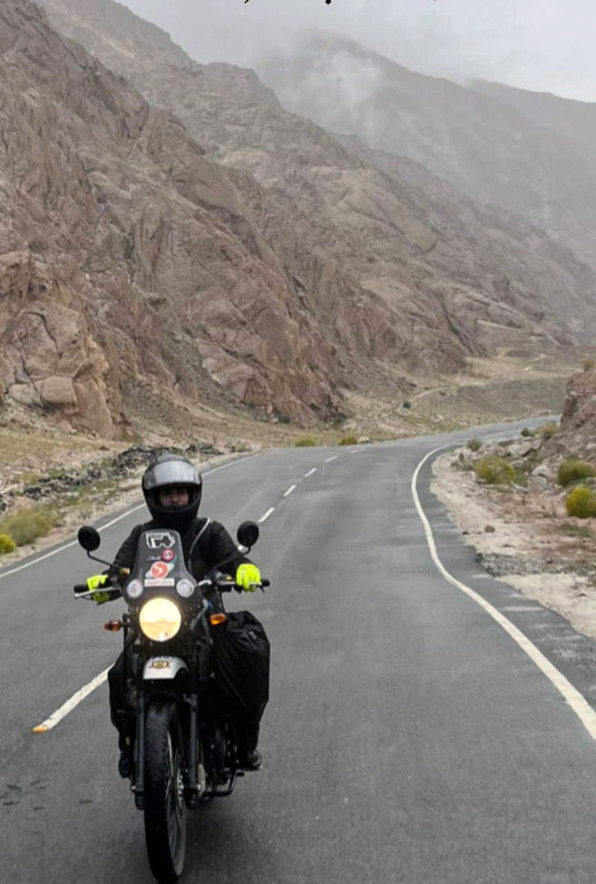 بانوی موتورسوار ایرانی