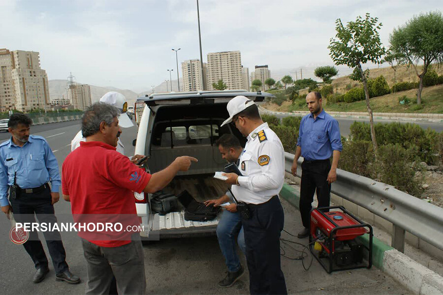 آلایندگی خودروهای استان تهران