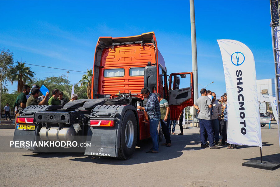 کشنده تک‌محور X۵۰۰۰ به پایانه باربری شیراز رفت (+جزئیات تست کامیون آرین دیزل)