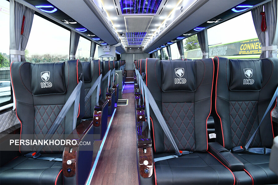 اتوبوس بین شهری جدید شرکت ایران خودرو دیزل