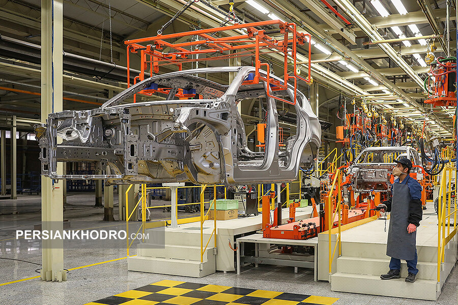 خط تولید بدنه بهمن موتور