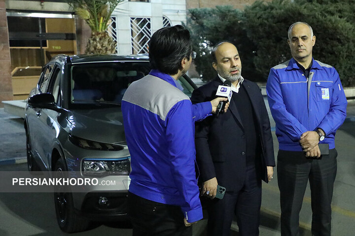 بازدید رئیس هیات عامل ایدرو از ایران خودرو