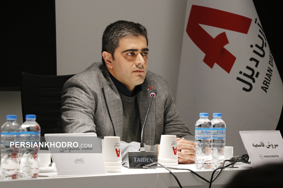 سروش قاسمیه مدیر بخش شک موتو