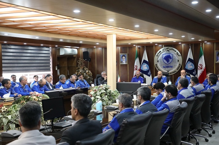 جلسه مدیران ایران خودرو