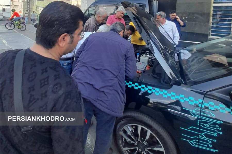 تاکسی برقی کرمان موتور