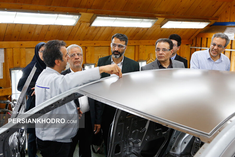 بازدید مدیران مخابرات البرز از سایپا