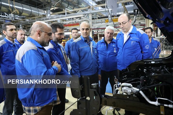 بازدید مدیرعامل ایران خودرو از ریرا