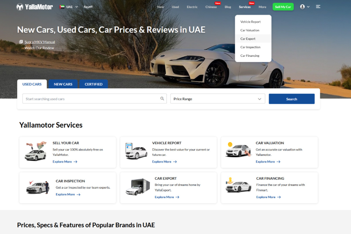 بهترین سایت خودرو دست دوم دبی کدام است؟ معرفی 10 سایت برای خرید و فروش خودروی دست دوم در دبی