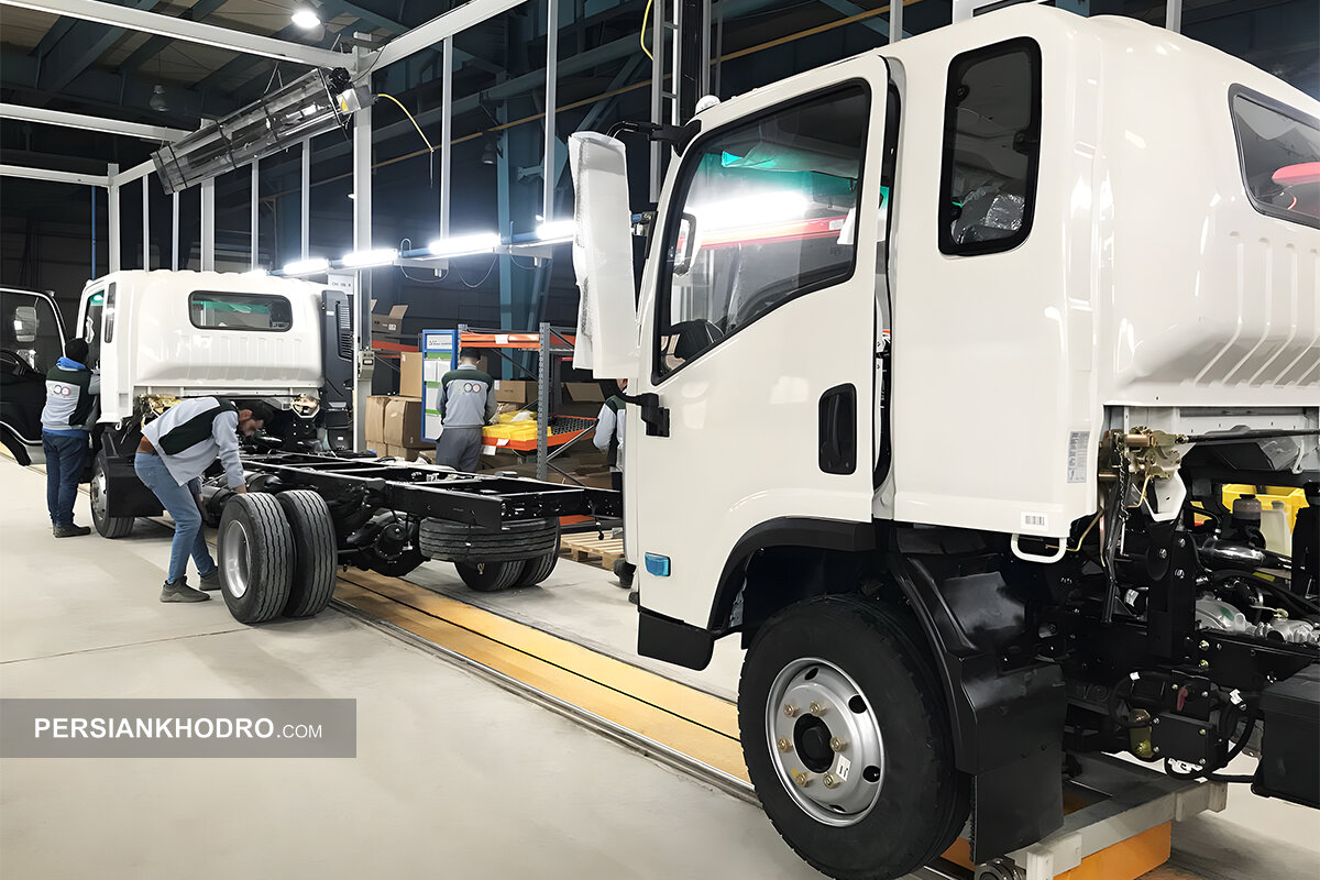 خز تولید کامیونت آترا 6 تن