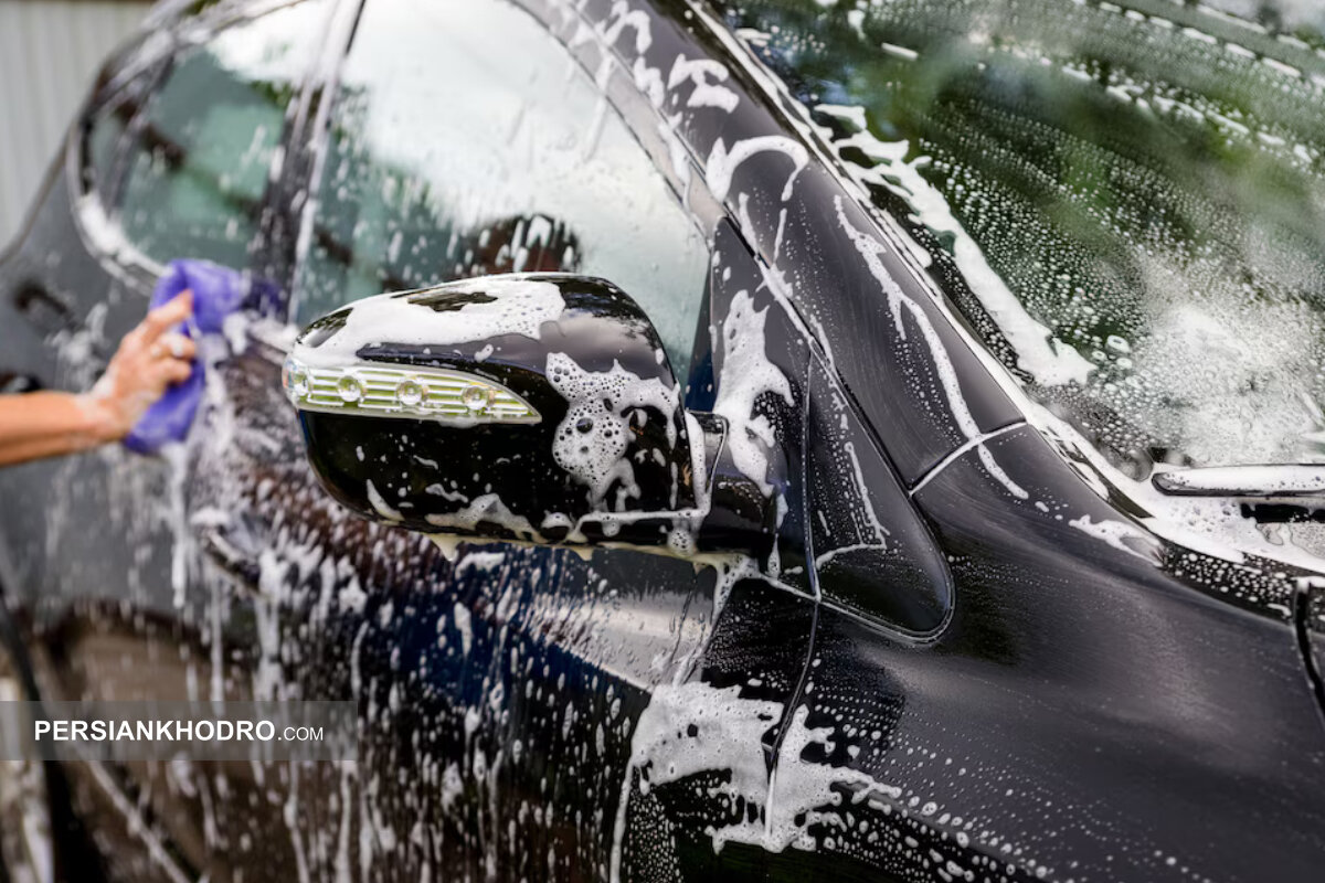 147571 - بهترین روش براق کردن خودرو که هیچکس به شما نمیگوید! + ماشین را چطور بشوییم تا براق شود؟