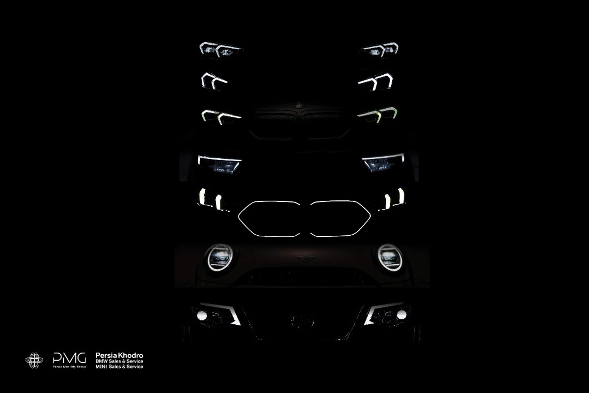 رونمایی از خودروهای جدید ب‌ام‌و، مینی و اوپل در شیراز