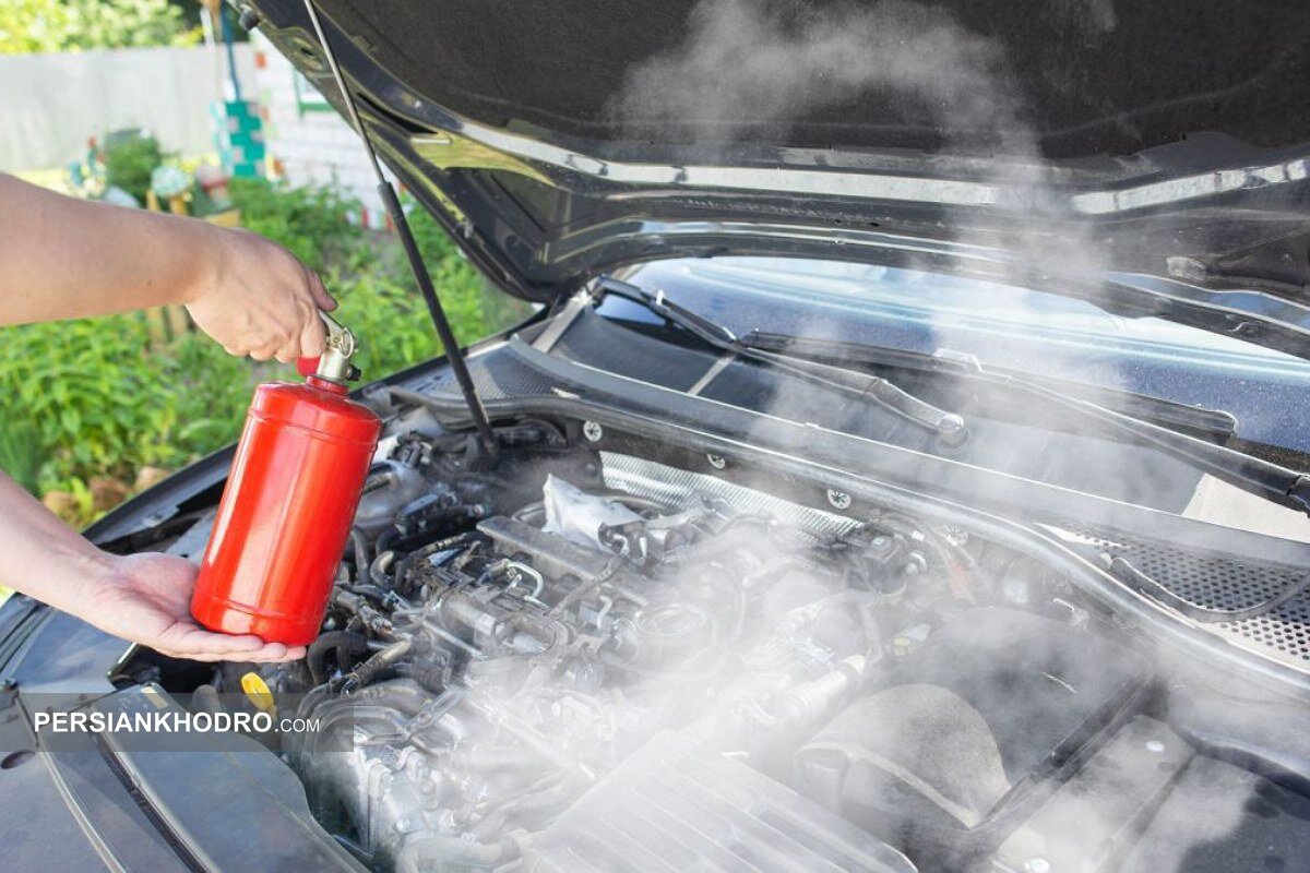 هنگام جوش آوردن ماشین چه اقداماتی باید انجام داد؟