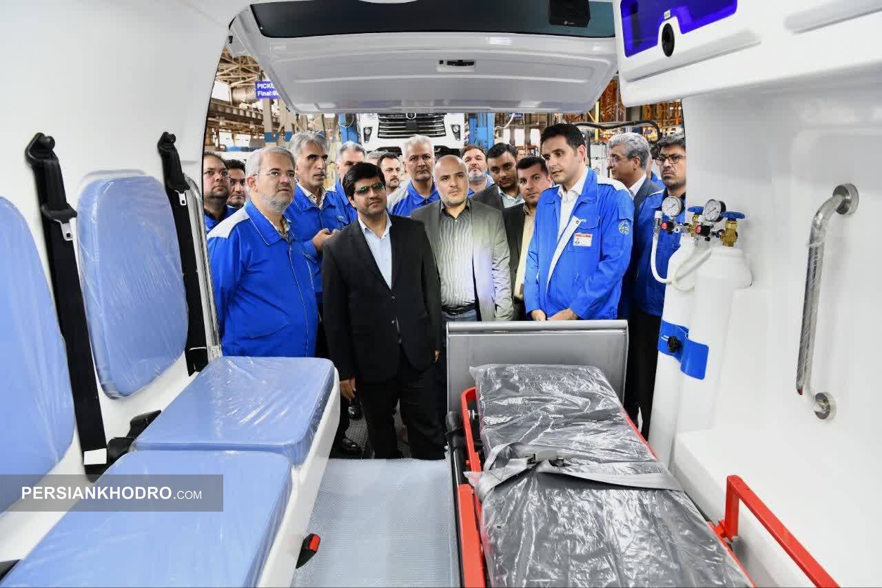 بازدید معاون وزیر بهداشت از ایران خودرودیزل-مرداد ۱۴۰۴