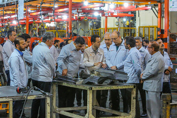 بازدید تابستانی مدیرعامل سایپا از خطوط تولید