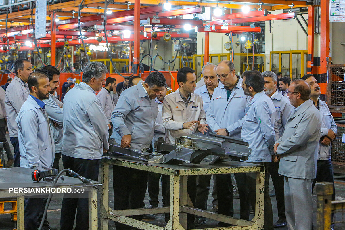 بازدید تابستانی مدیرعامل سایپا از خطوط تولید