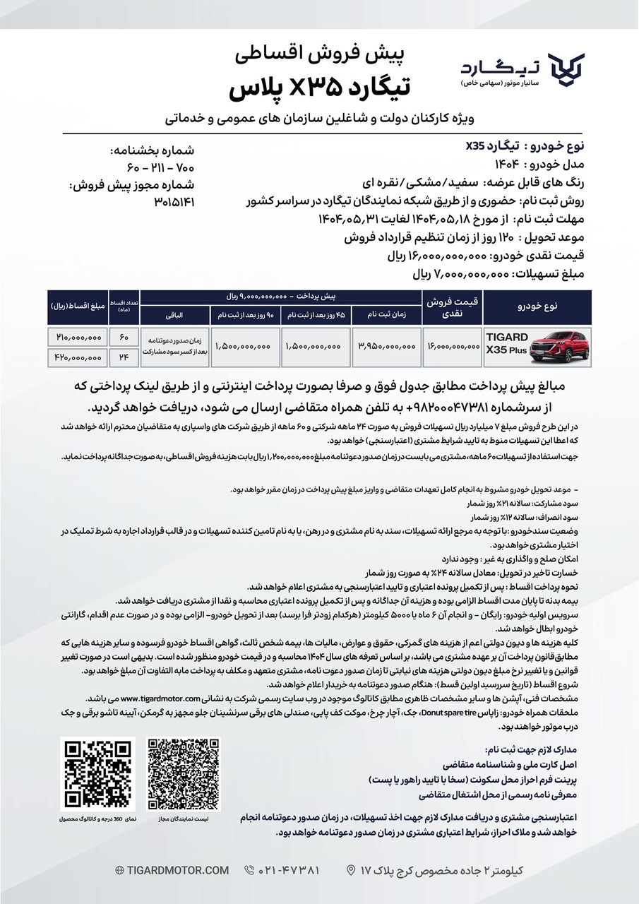 تیگارد موتور