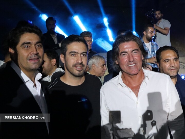 از راست به چپ: ریکاردو ساپینتو، خسرو حیدری و عوض دیدار