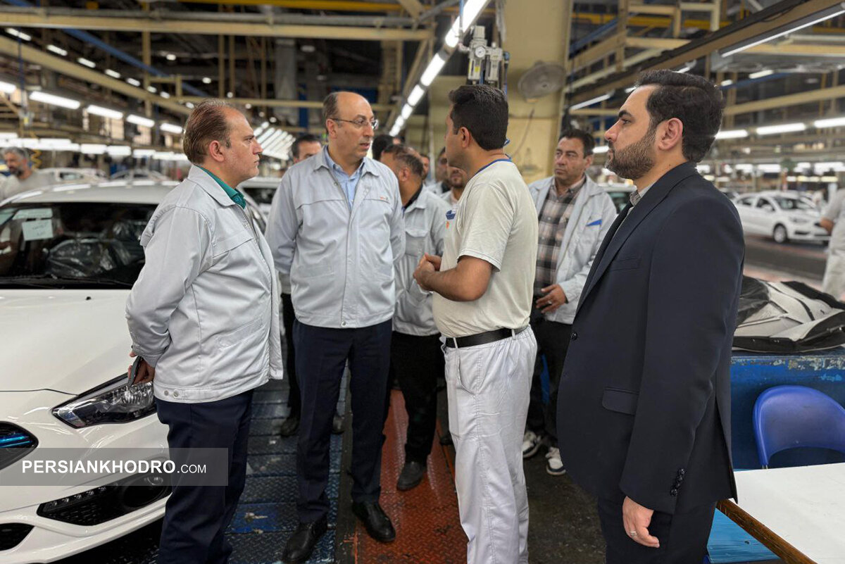 بازدید مدیرعامل سایپا از خطوط تولید-شهریور 1404