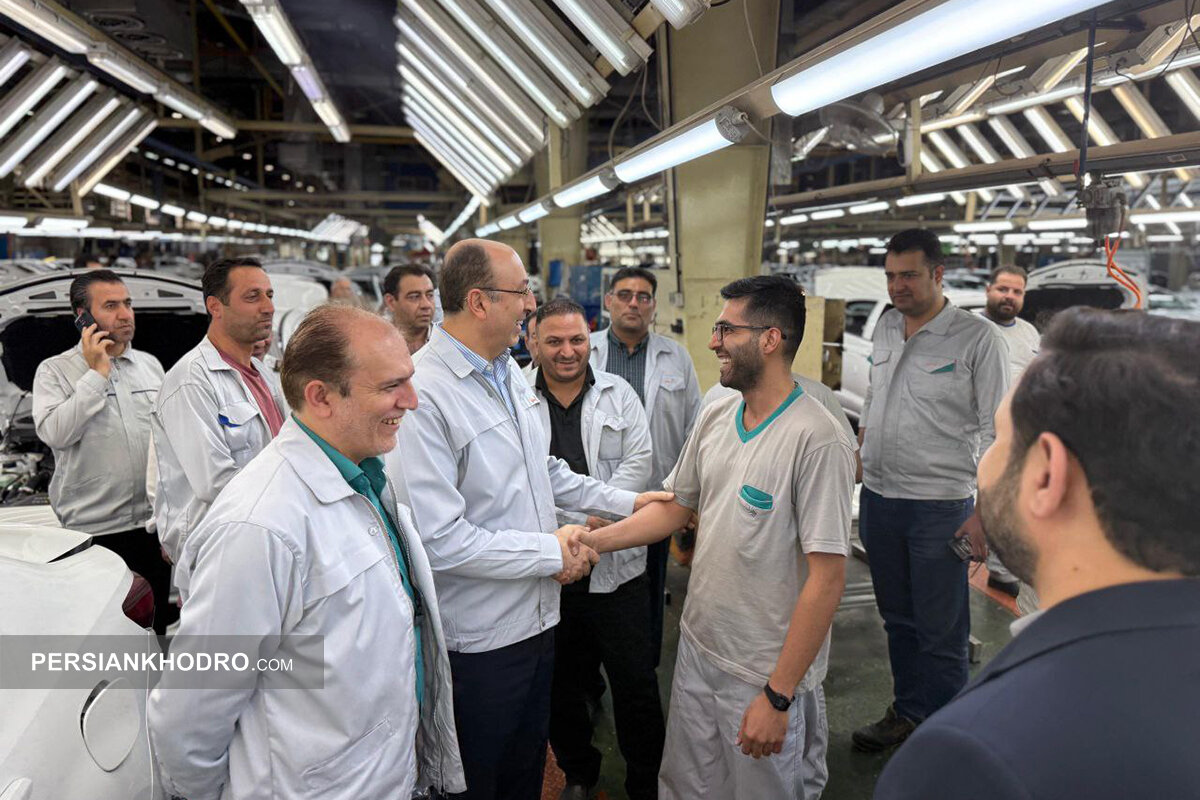 مدیرعامل سایپا در خطوط تولید -شهریور۱۴۰۴ (+تصاویر)