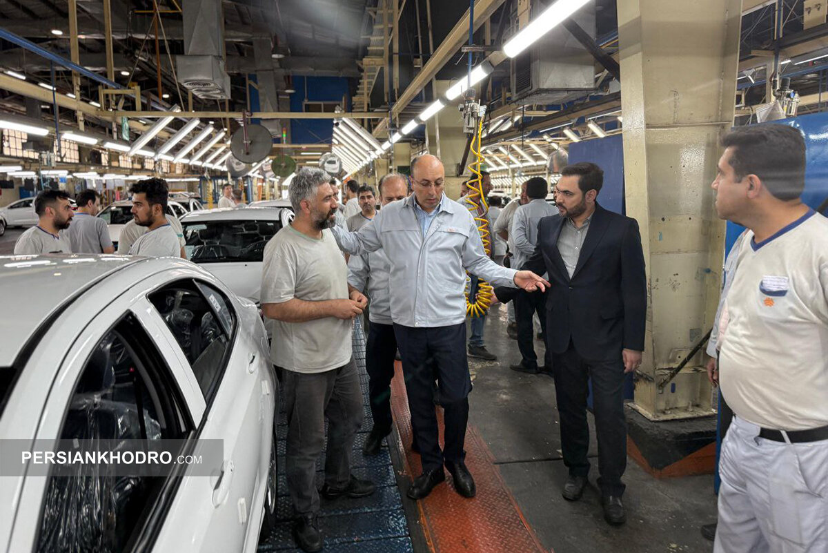 بازدید مدیرعامل سایپا از خطوط تولید-شهریور 1404