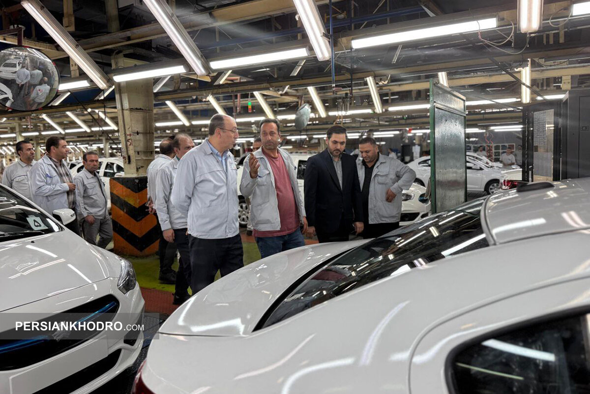 بازدید مدیرعامل سایپا از خطوط تولید-شهریور 1404