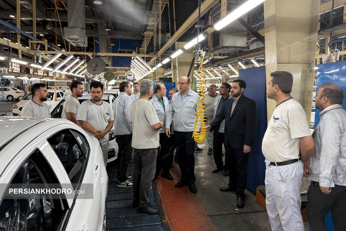 بازدید مدیرعامل سایپا از خطوط تولید-شهریور 1404