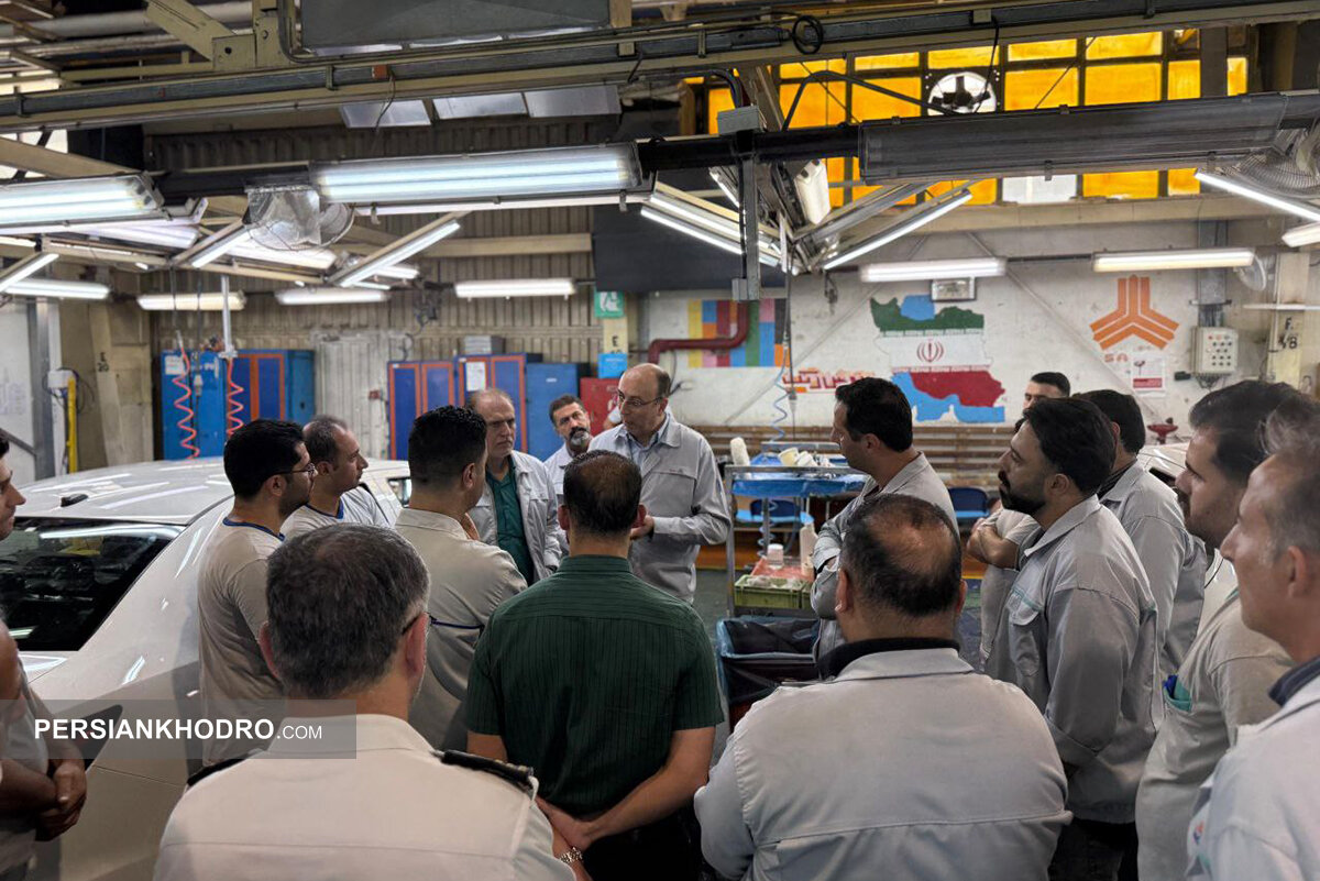 بازدید مدیرعامل سایپا از خطوط تولید-شهریور 1404