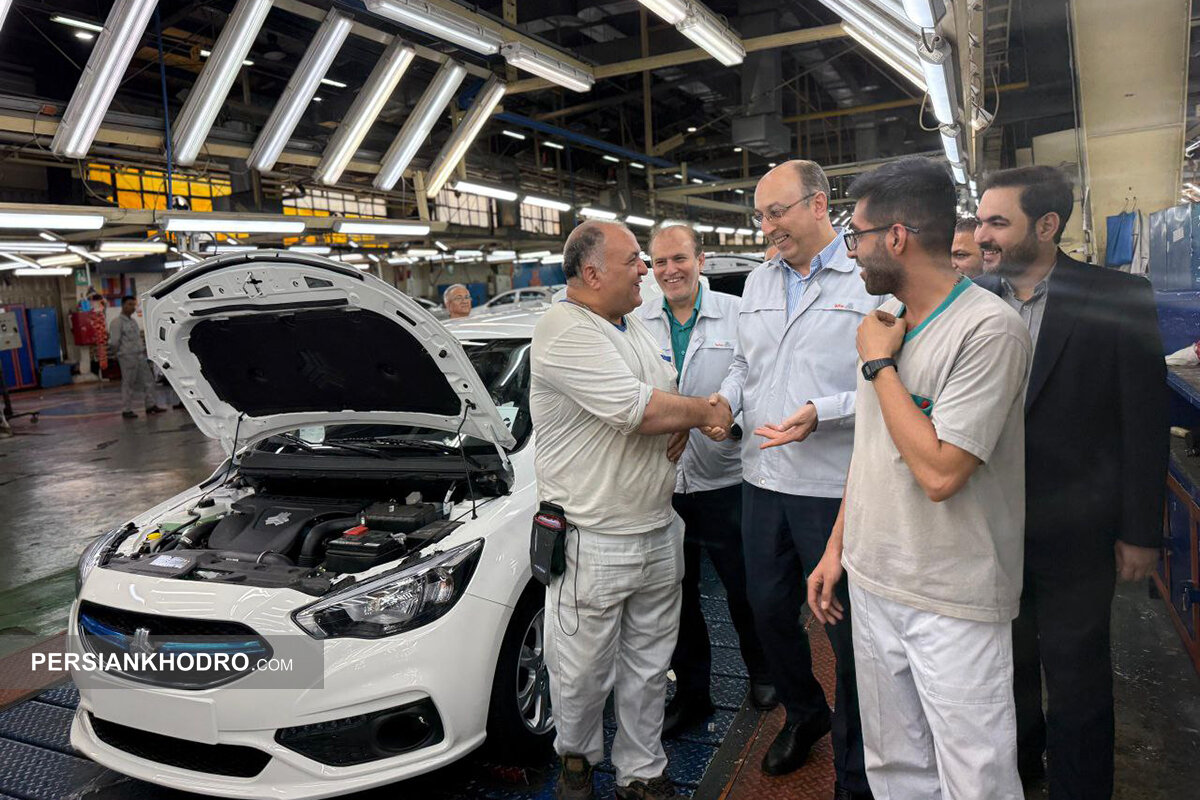 بازدید مدیرعامل سایپا از خطوط تولید-شهریور 1404