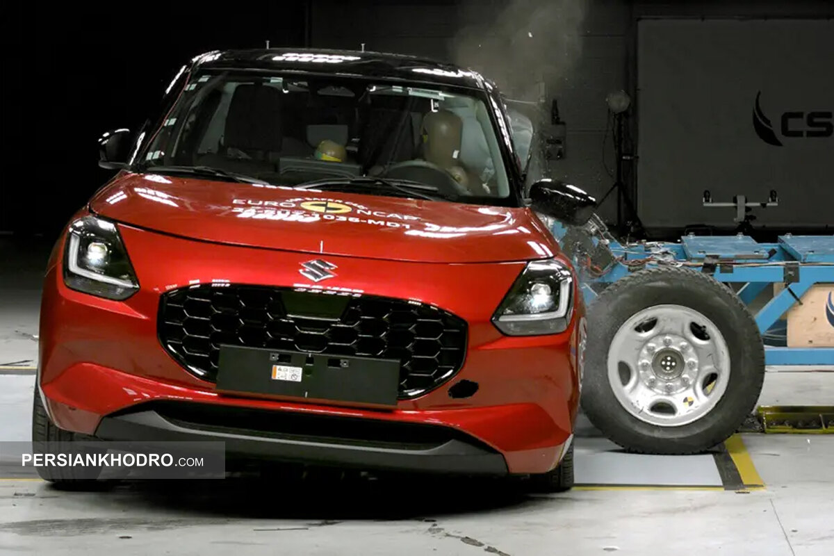 سوزوکی سوئیفت وارداتی در میان بدترین خودروهای یورو انکپ!