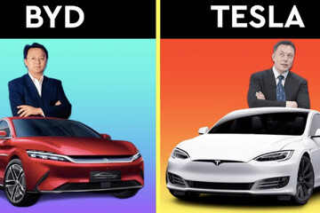 سبقت بی‌وای‌دی از تسلا