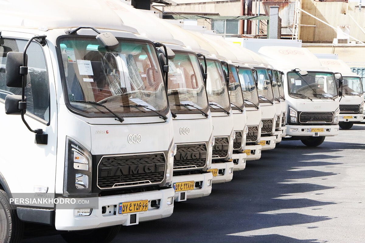 مراسم جدید تحویل رسمی کامیونت‌های آترا۶ آرتابان دیزل (+عکس)