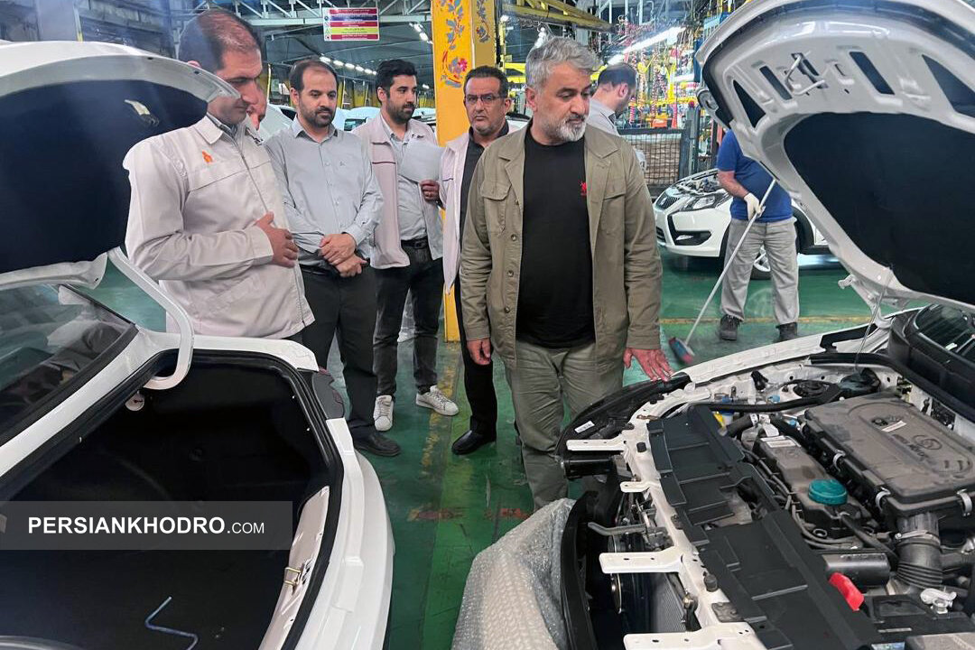 بازدید مدیرعامل پارس خودرو خطوط تولید - مهر1404