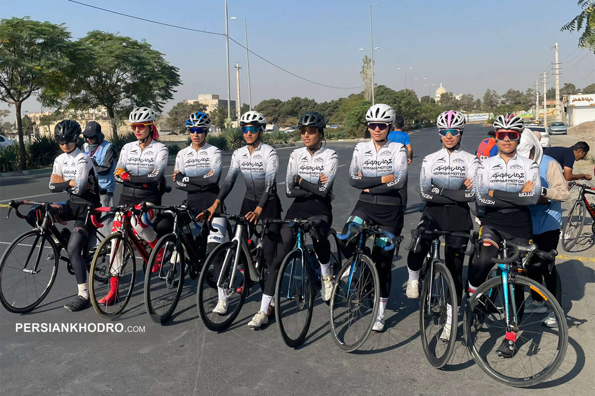 رکوردشکنی و قهرمانی بانوان کرمان موتور در لیگ برتر دوچرخه‌سواری کشور