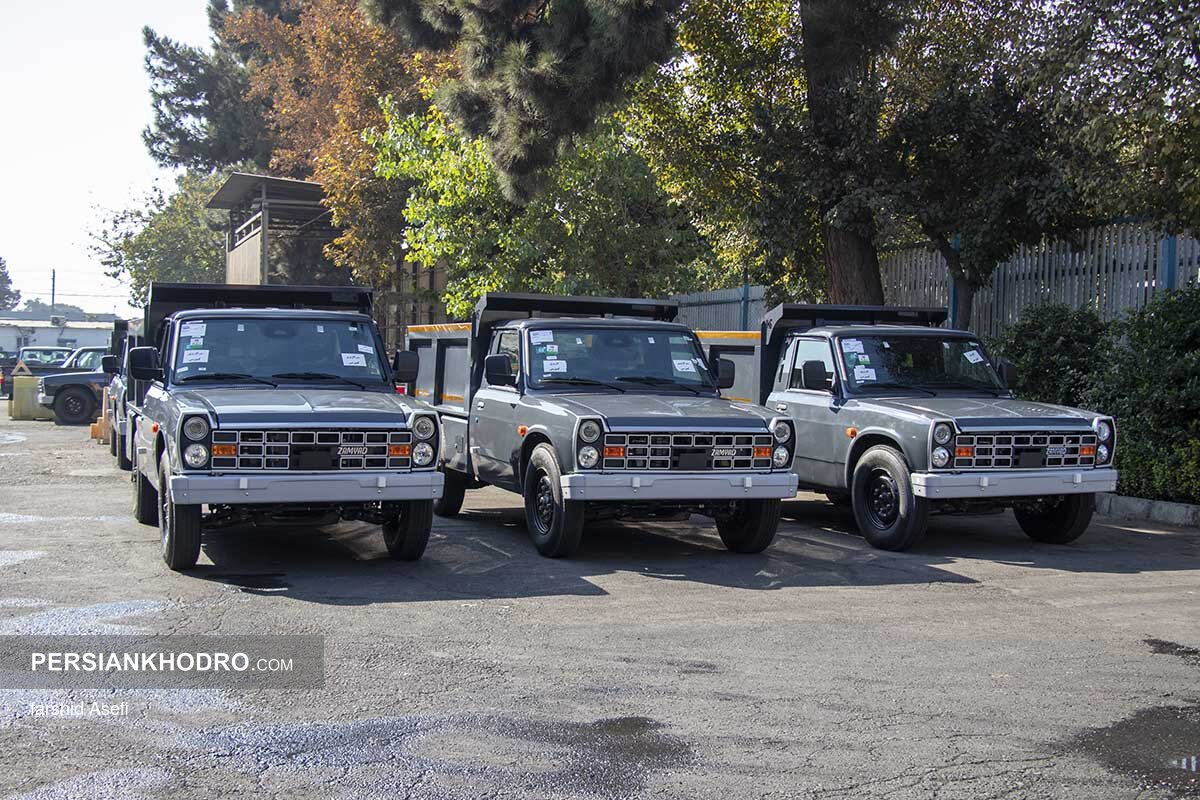 گزارش تصویری: تحویل ۱۰۰۰ نیسان زامیاد کمپرسی به شهرداری‌ها و دهیاری‌های کشور