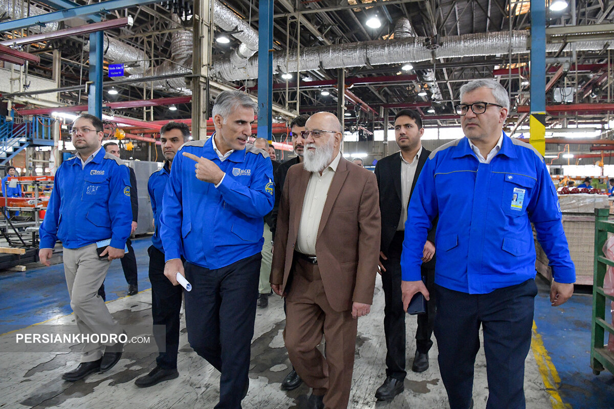 بازدید رئیس شورای شهر تهران از ایران خودرودیزل-آبان 1404