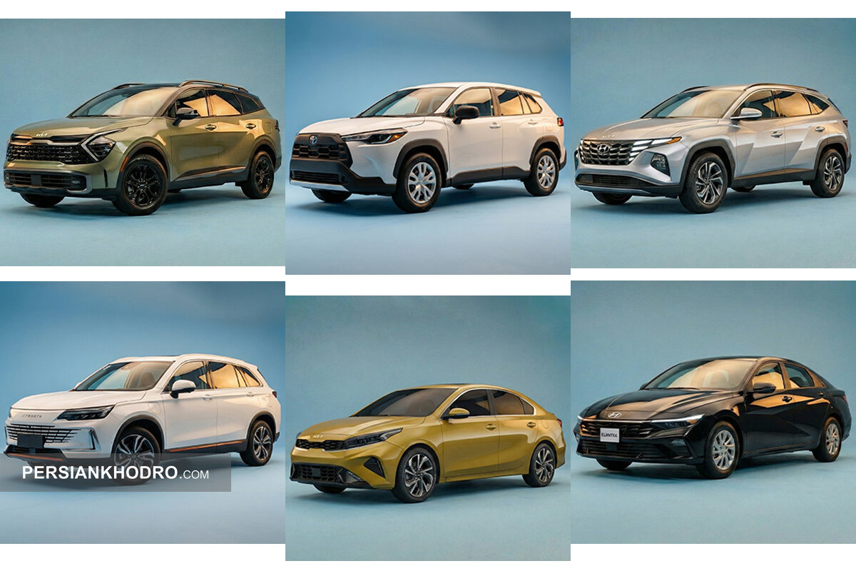 شروع ثبت‌نام ۷ خودرو وارداتی -آذر۱۴۰۴ (زمان و قیمت)