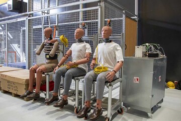 اولین گزارش تصویری از مرکز تست تصادف ایران