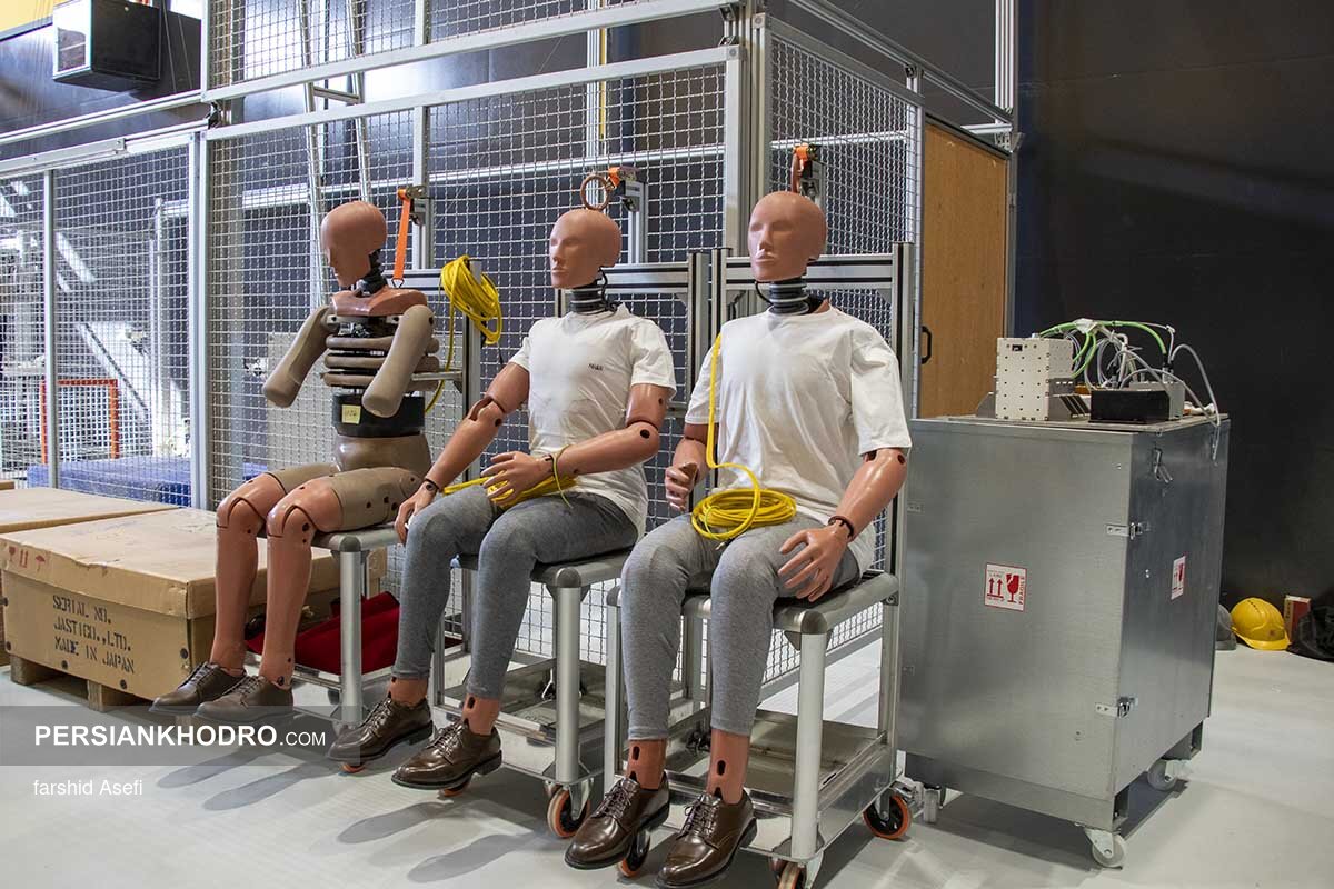 اولین گزارش تصویری از مرکز تست تصادف ایران