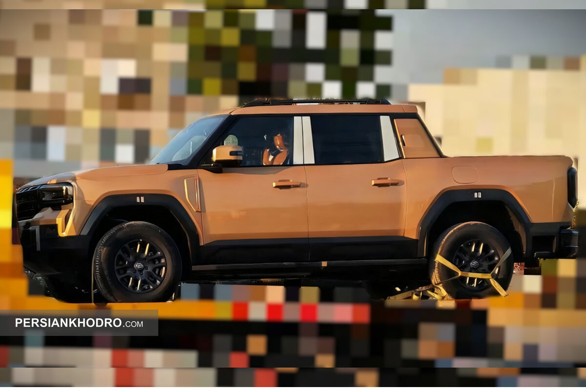 تصاویر جاسوسی پیکاپ چری جتور F۷۰۰ شکار شد