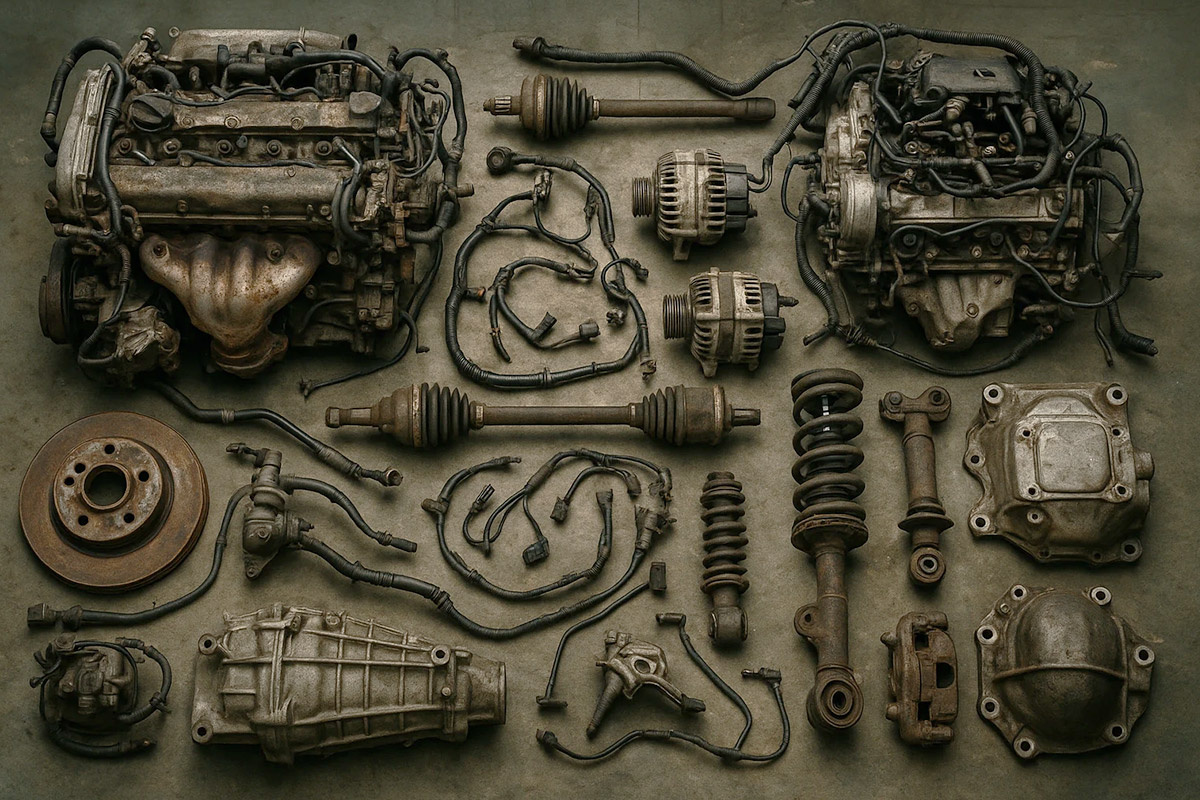 فروش قطعات دست دوم خودرو شوش