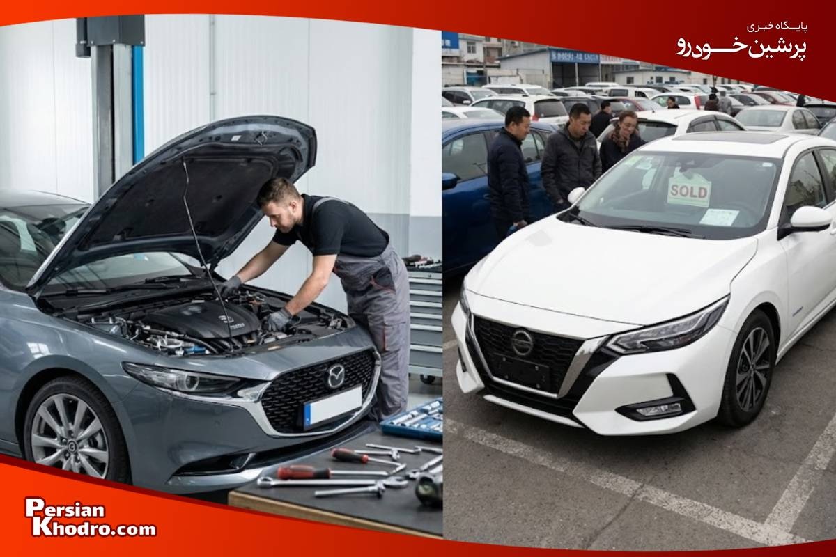 مقایسه مزدا ۳ وارداتی با سیلفی وارداتی