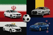فوتبال ۲۰۲۶ و نگاهی به صنعت خودرو ایران، بلژیک، مصر و نیوزیلند